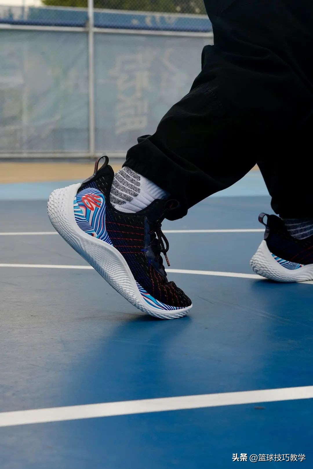 库里6代篮球鞋鞋带系法,库里splash1篮球鞋鞋带