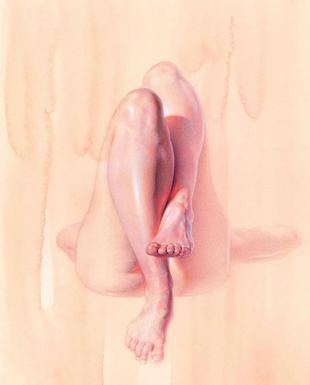 外国人画绝美人物油画,韩国小哥画最小的画