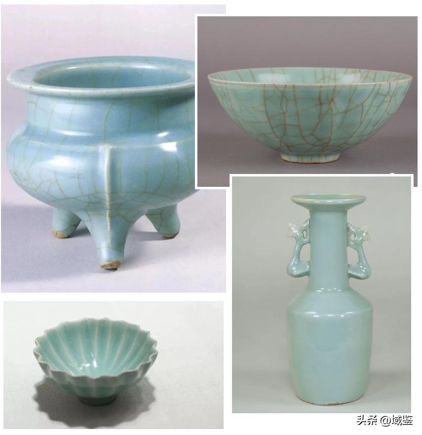 南宋龙泉窑梅子青釉图文,顶级龙泉窑青釉