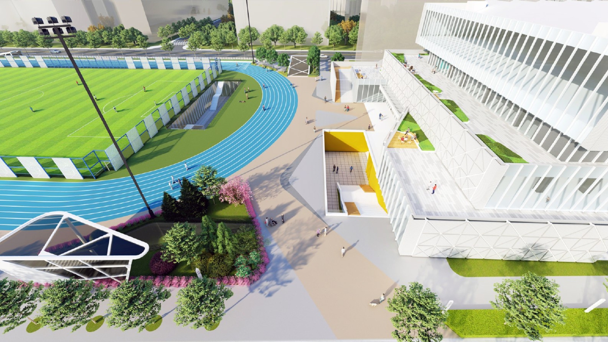 大型体育综合体,通州区金新街道老体育馆