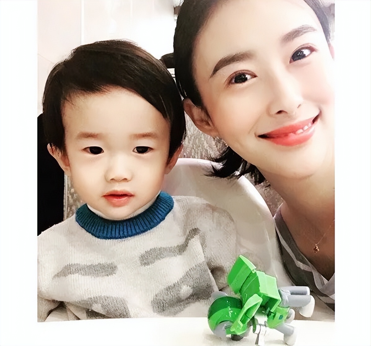 第一车模兽兽晒家庭生活,中国第一车模兽兽