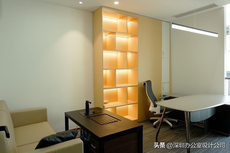深圳大气装修办公室风格,南山区简约办公室装修设计