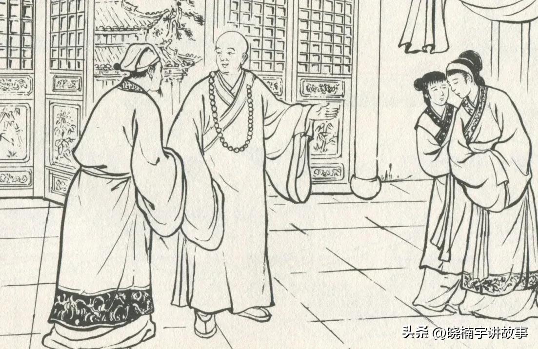 民间故事：男子剃光头，假扮和尚招摇撞骗，三个小孩让他原形毕露