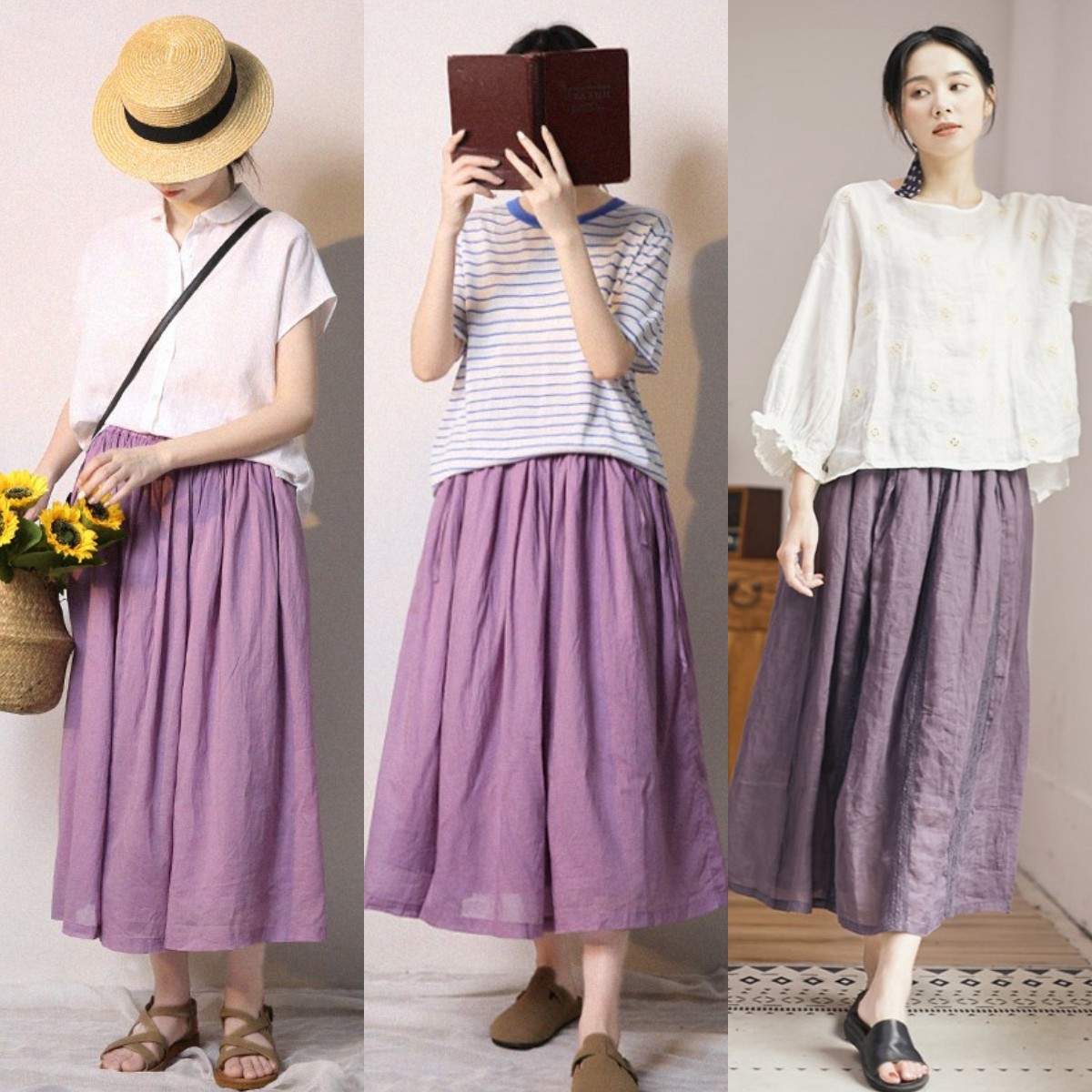 半身裙你知道怎么穿才显高级吗,洋气时髦半身裙小个子