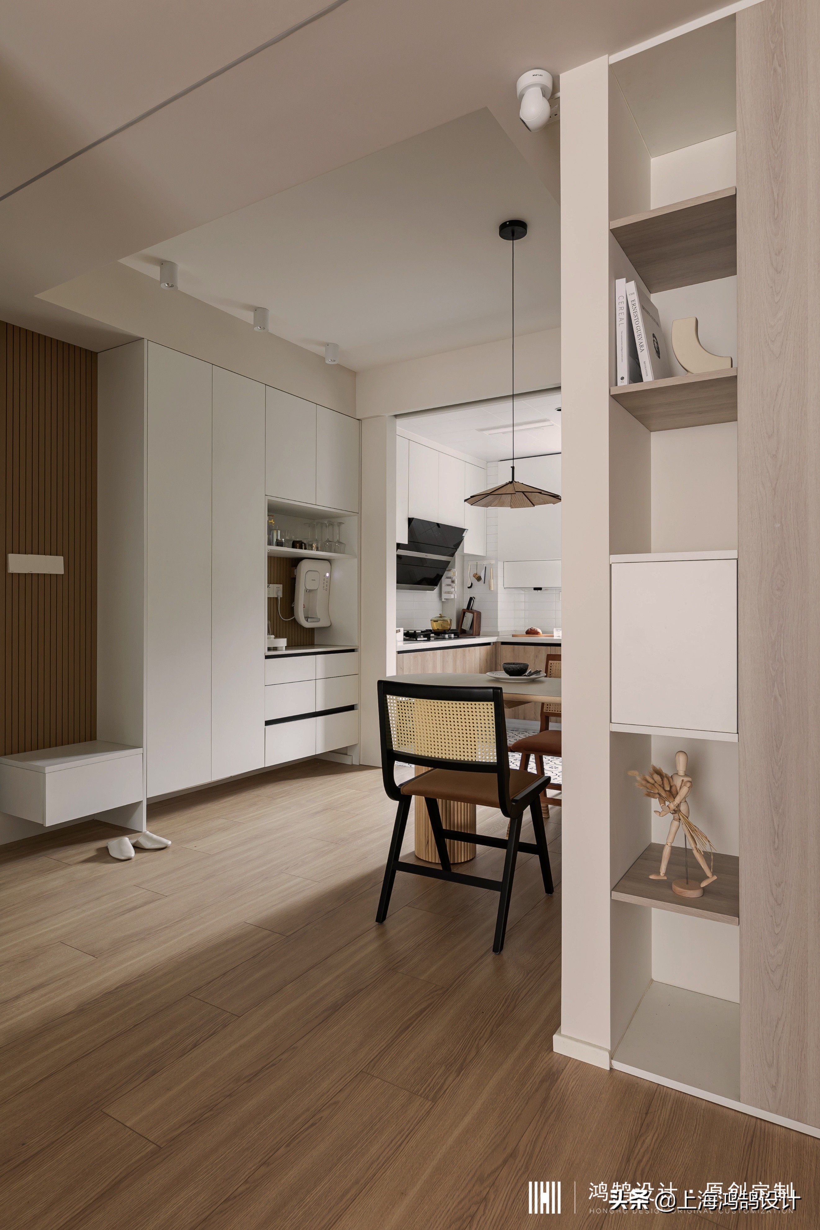 原木轻奢风格样板房,小户型原木风格样板间