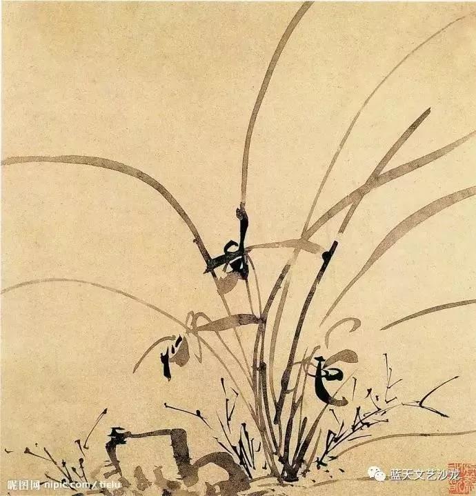 历代名家笔下的梅兰竹菊100幅,中国画梅兰竹菊图
