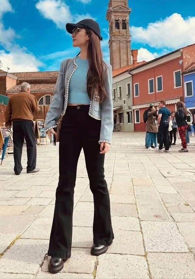 刘亦菲的运动装原图也太好看了吧,刘亦菲私服出行