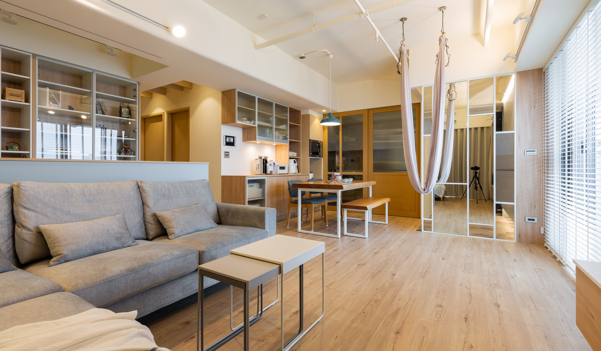 套内90平日式原木风装修,套内只有70平装修法式轻奢风