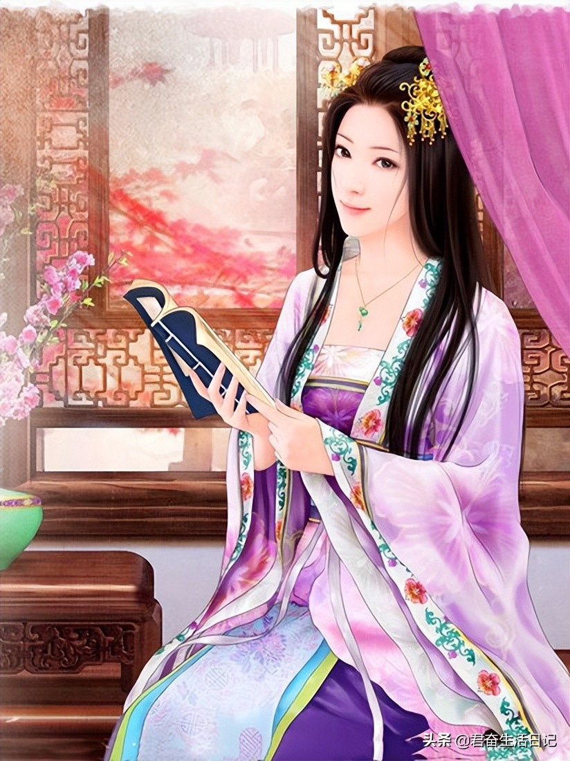 中国最美古风女人图片,最美中国风女人画