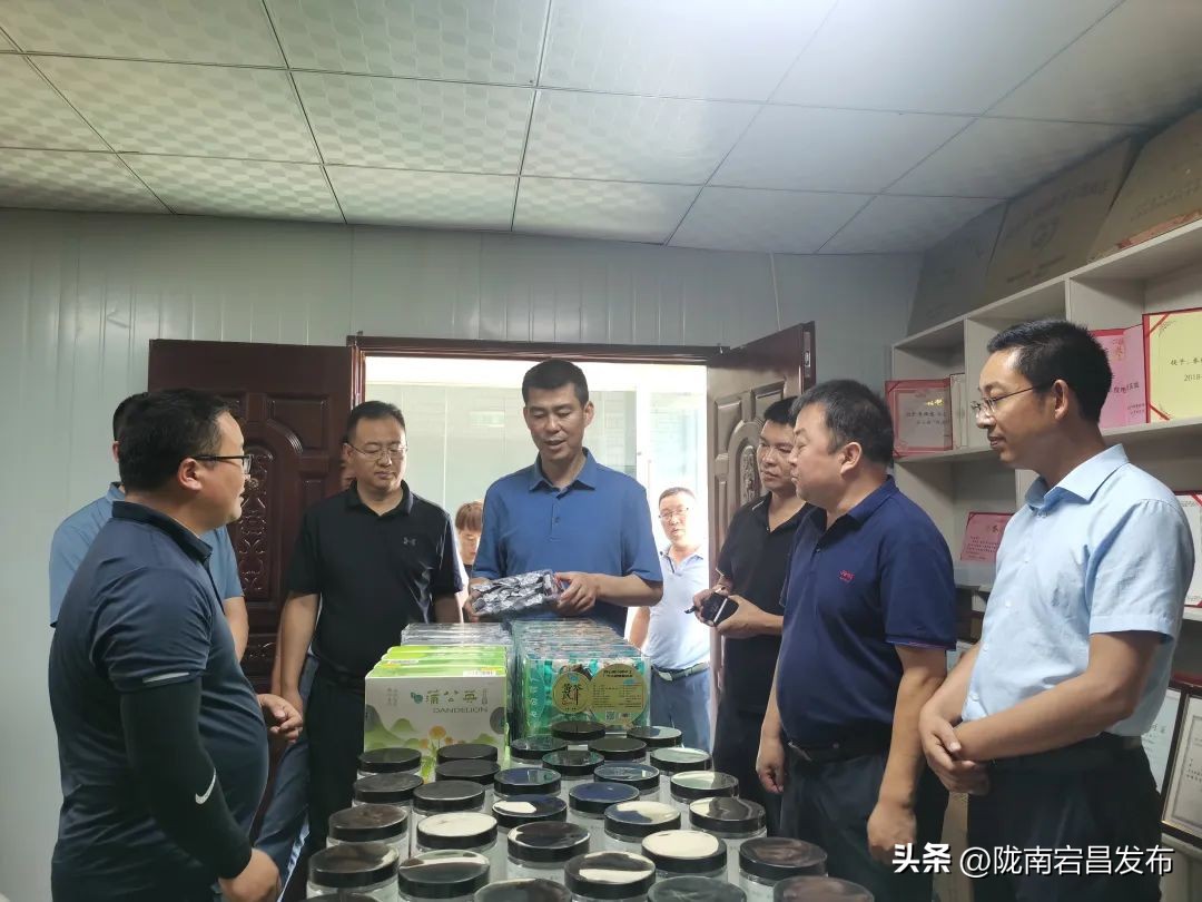 张建强调研中药材加工企业发展情况