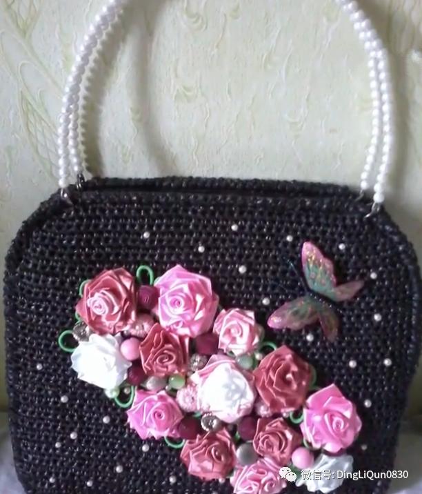 针织包包手工图纸,针织包作品