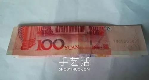 一百块纸币折玫瑰花视频,一百纸币折玫瑰花教程