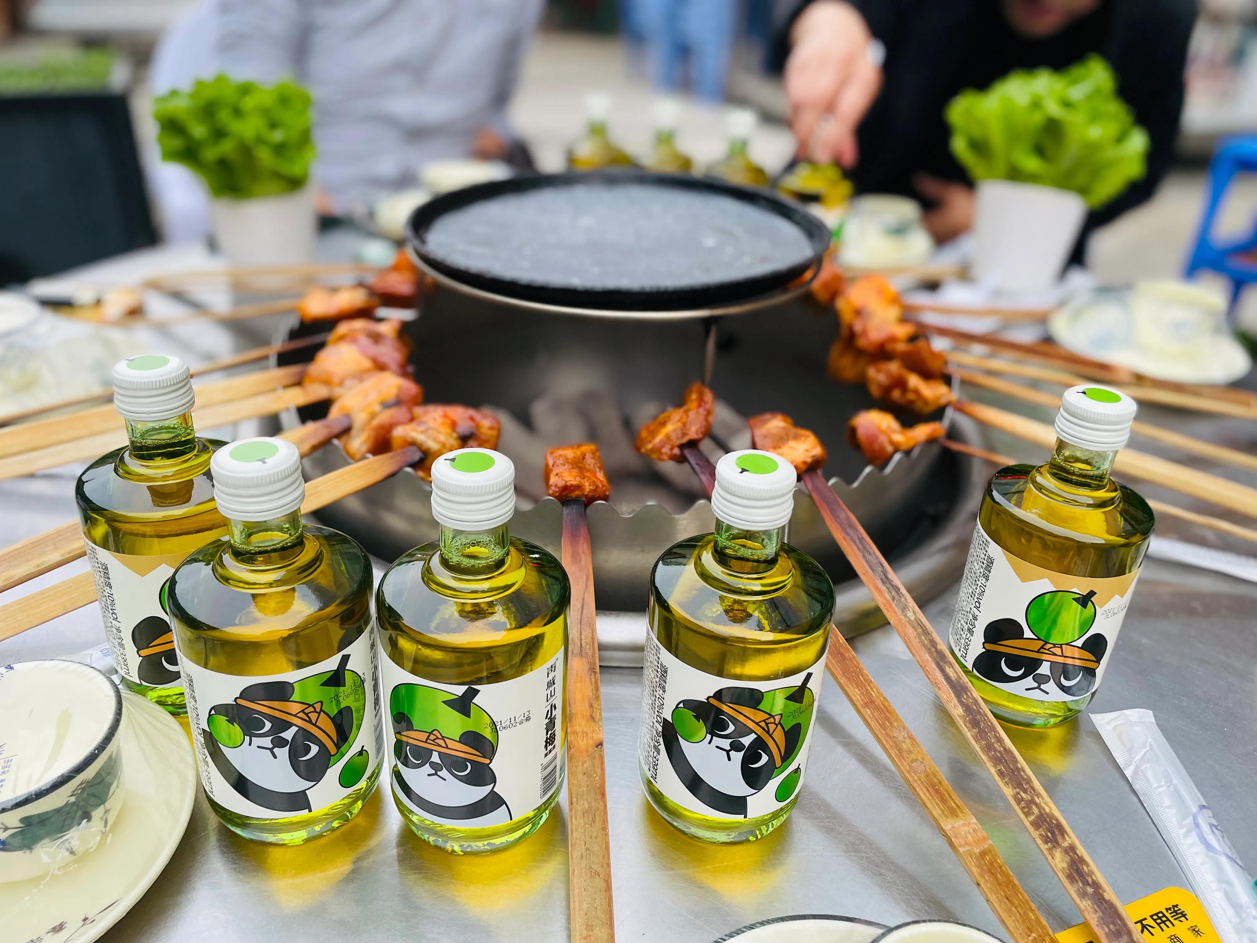 青城山牌青梅果露酒,青城山果酒测评