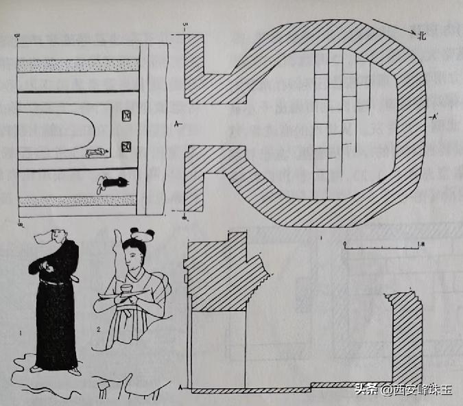 内蒙古敖汉旗大甸子遗址与墓地,敖汉旗下湾子5号辽墓壁画