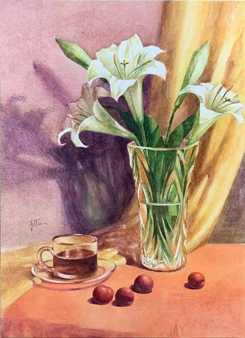 中美艺术作品展,中美书画艺术交流展