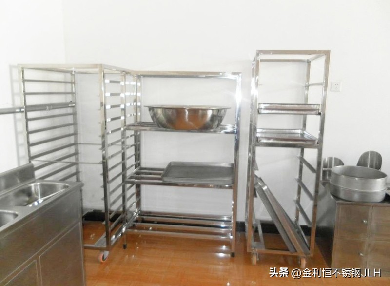 餐饮厨房不锈钢置物架定制,厨房不锈钢置物架源头工厂店