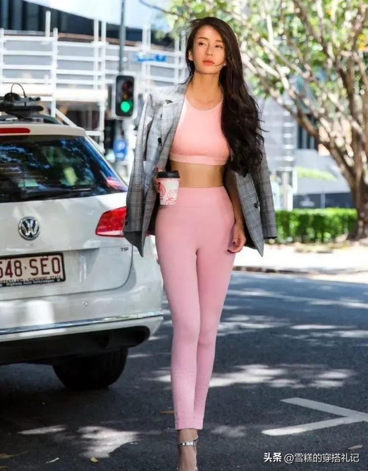 瑜伽服潮搭,新款瑜伽服搭配裤子