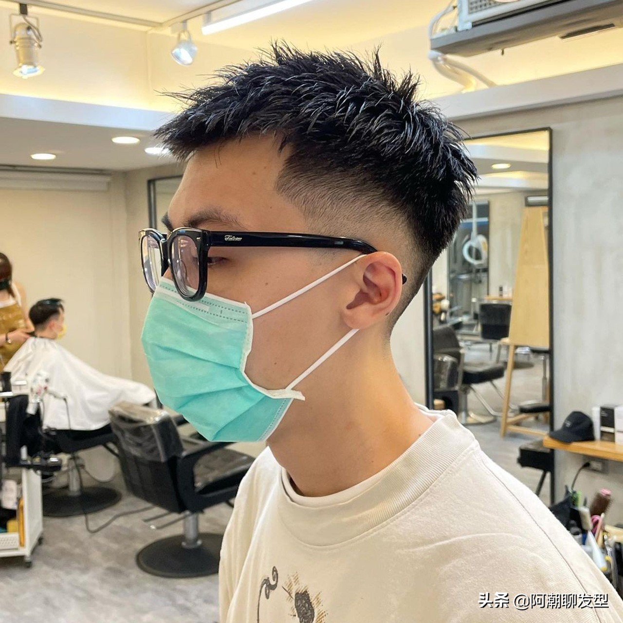 男士寸头短发两杠2020流行发型,青少年寸头短发型男2021流行发型