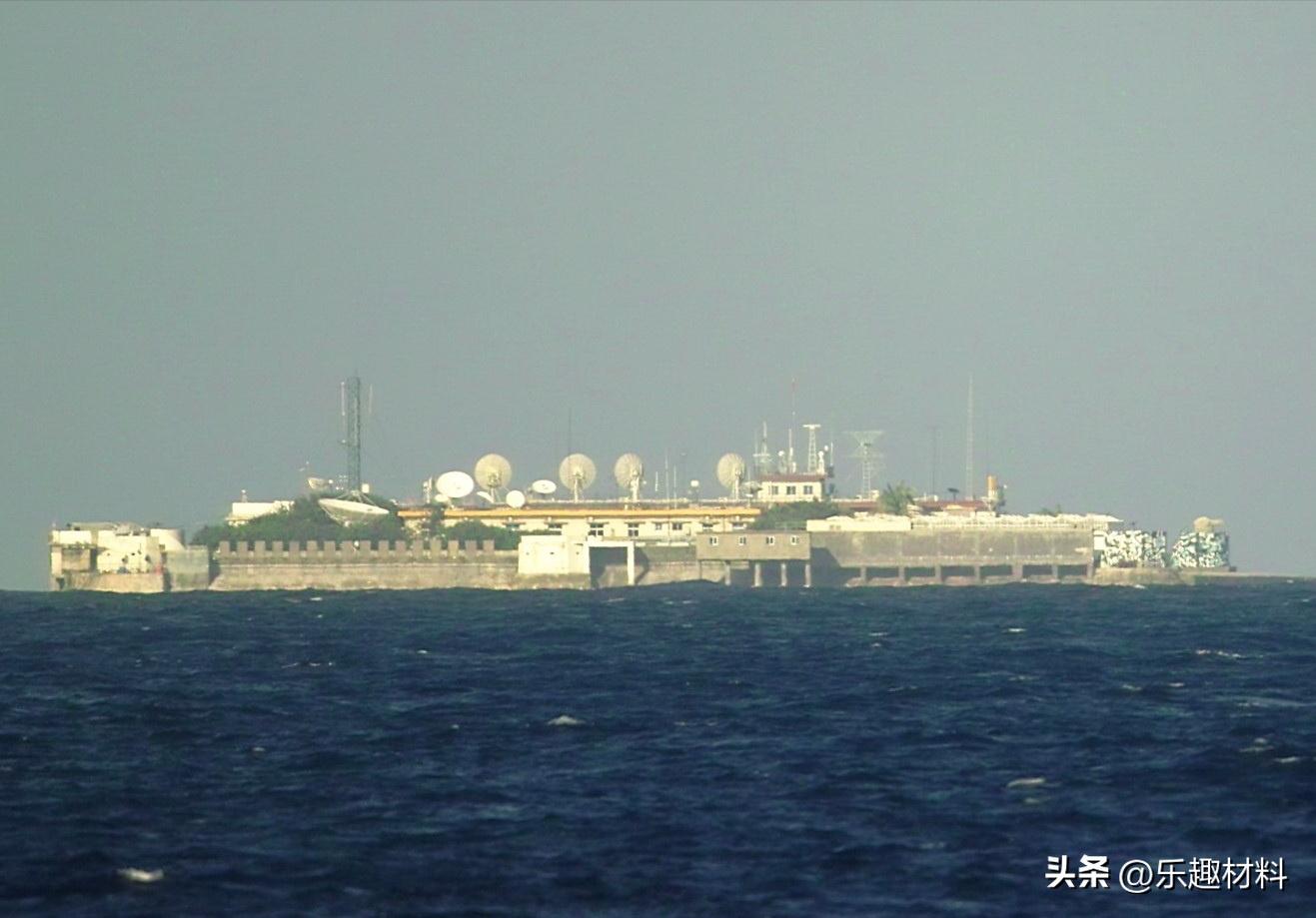 南沙东门礁全景图,南沙东门岛