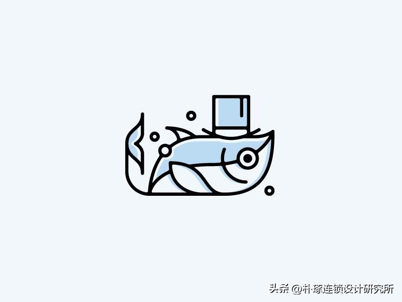 logo鱼设计创意图片欣赏,饭店logo鱼设计图片