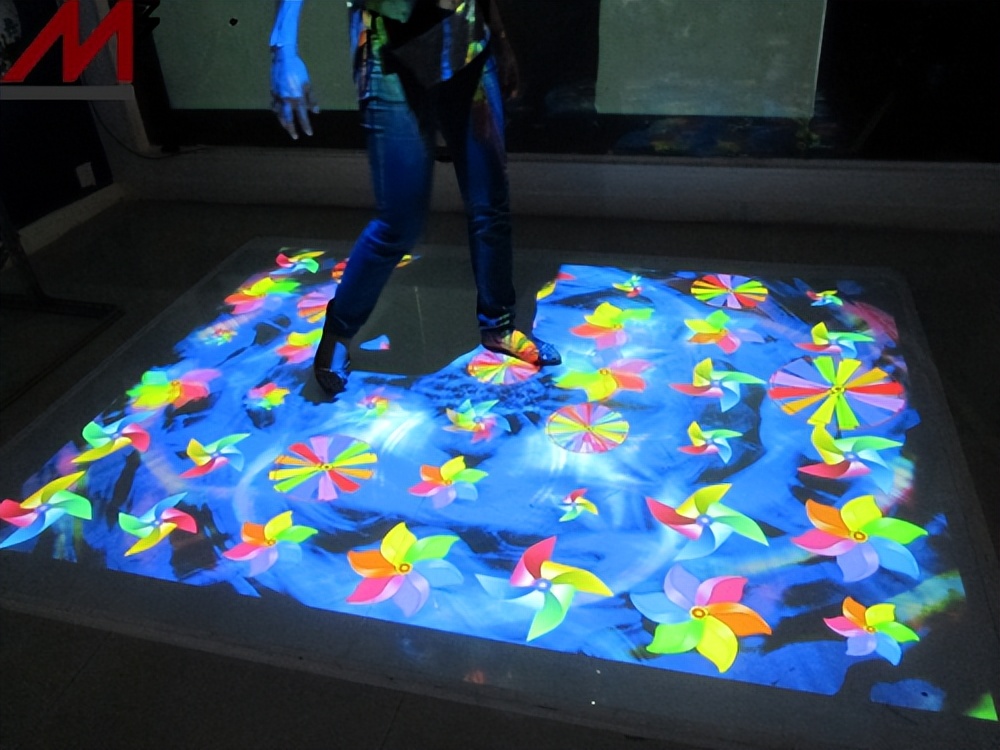 儿童游乐场新玩法,智立方互动投影