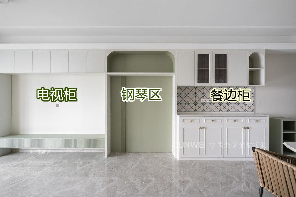 满墙收纳电视柜怎么设计好看,落地电视柜旁边搭配柜子效果图