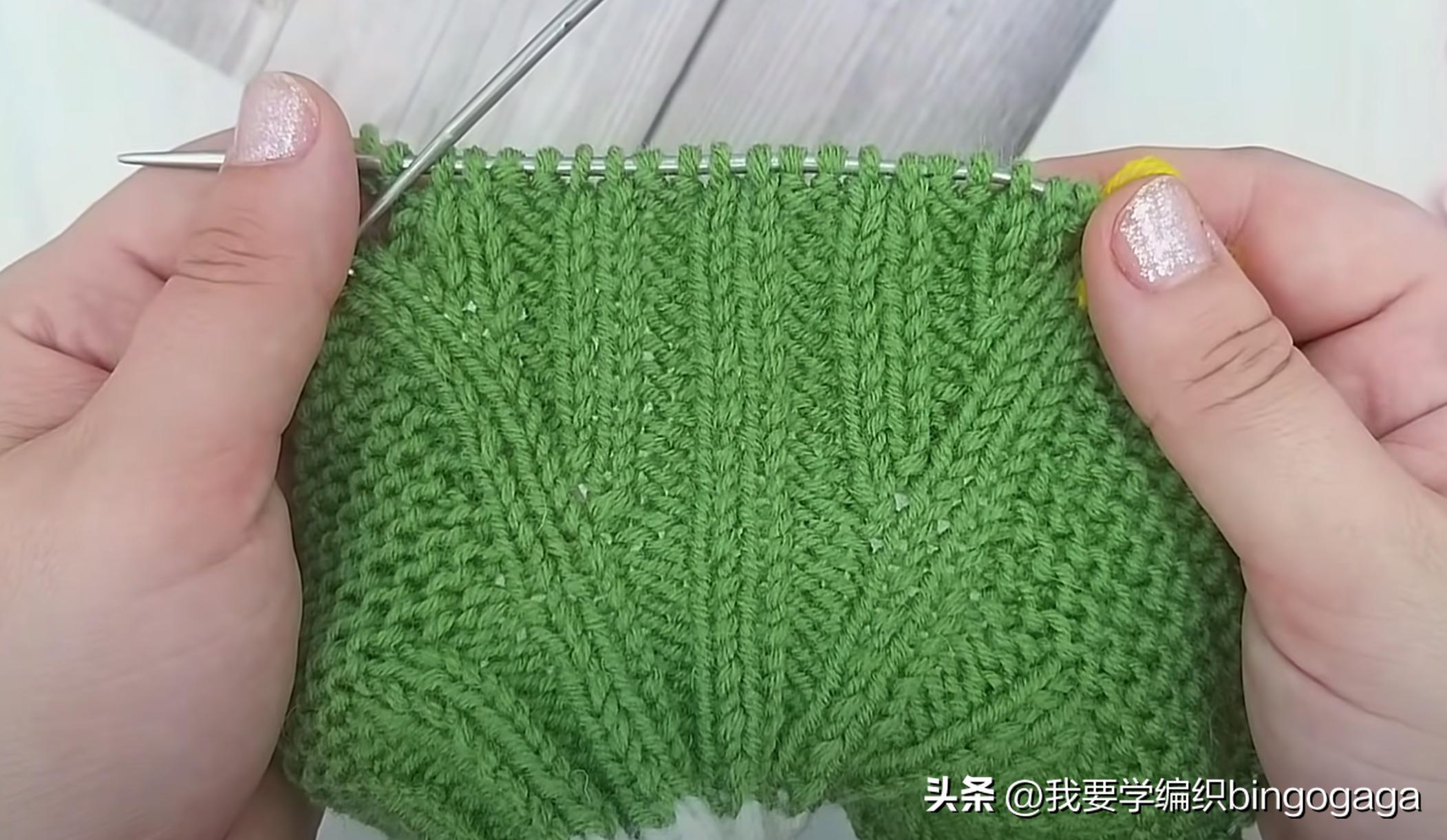 针织拖地袜教程,一片式袜子的编织教程