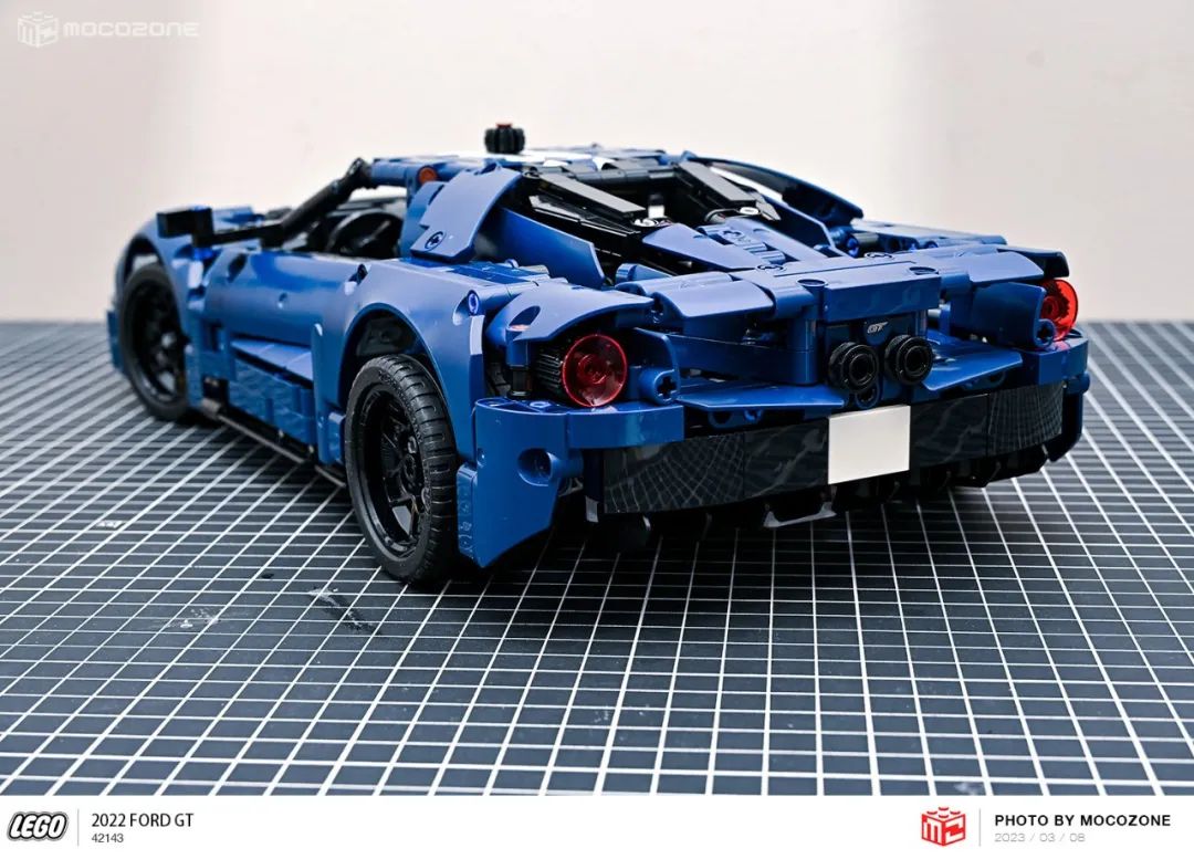乐高积木福特gt跑车,福特gt2022