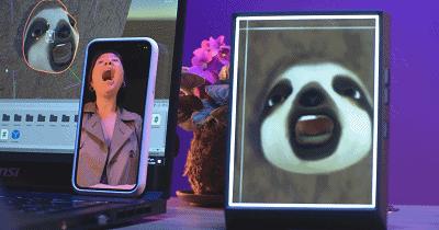 3d全息投影相框,3d立体显示器效果