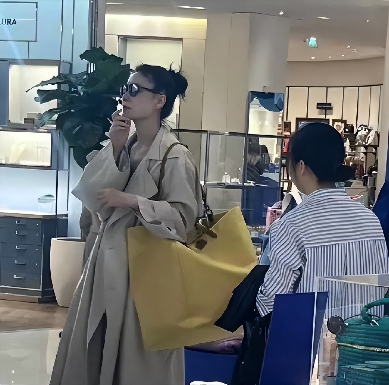 王菲和谢霆锋现身机场,王菲与谢霆锋现身机场