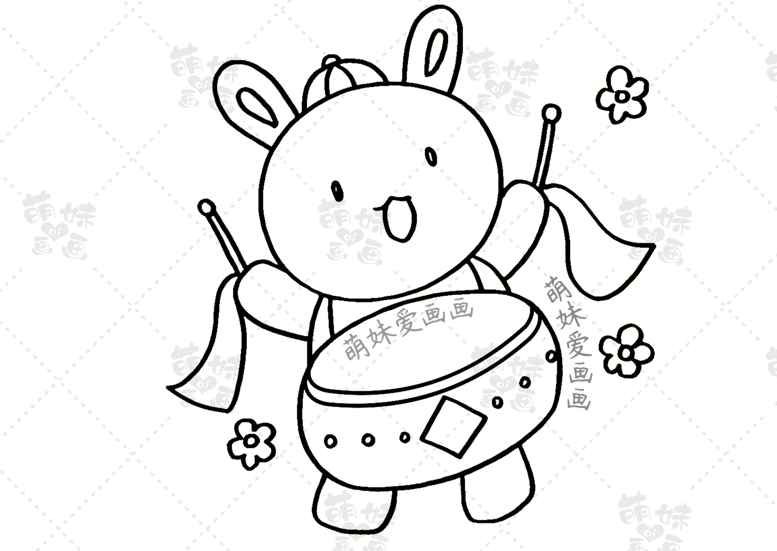 2023兔年手抄报,新年手抄报2023兔年简单好看