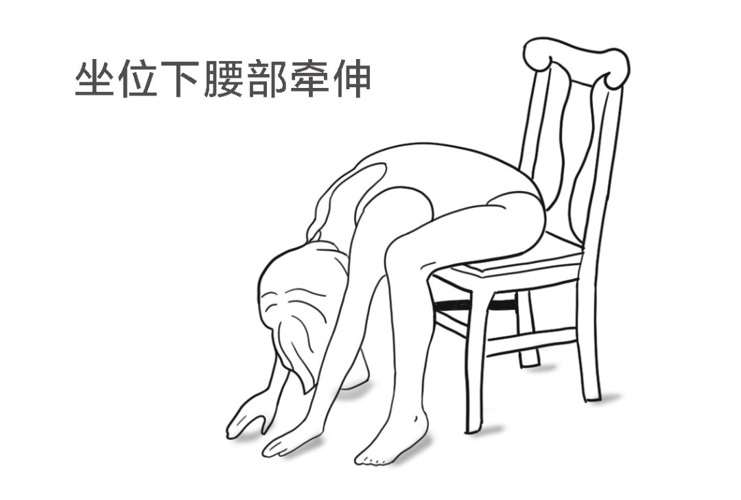 腰椎间盘突出保健动作,100个腰椎锻炼方法图片