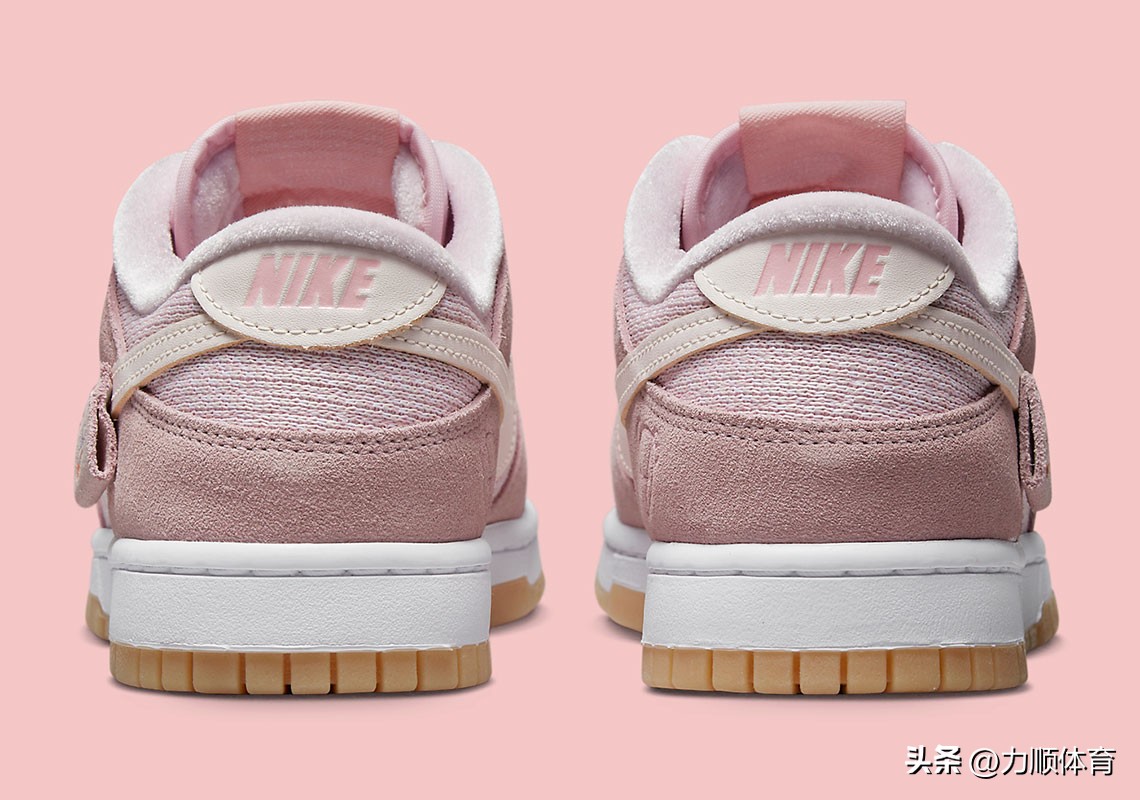 nike泰迪熊dunk,粉红色抱抱熊公仔