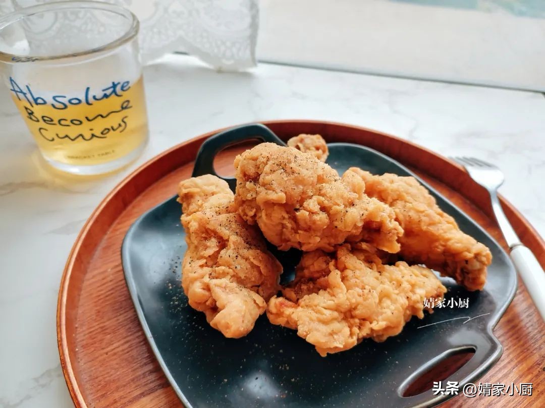 原来KFC的炸鸡是这么做的，多加2步就能做出来，从此实现炸鸡自由