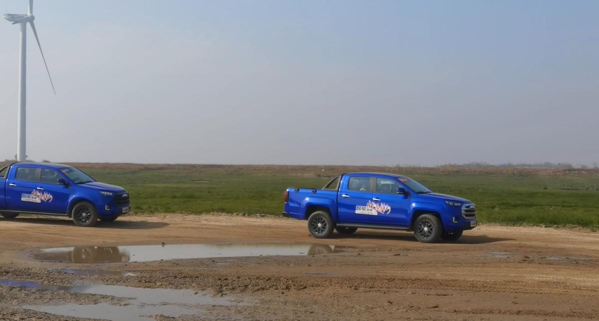 试驾江铃域虎7,江铃域虎72.4t越野