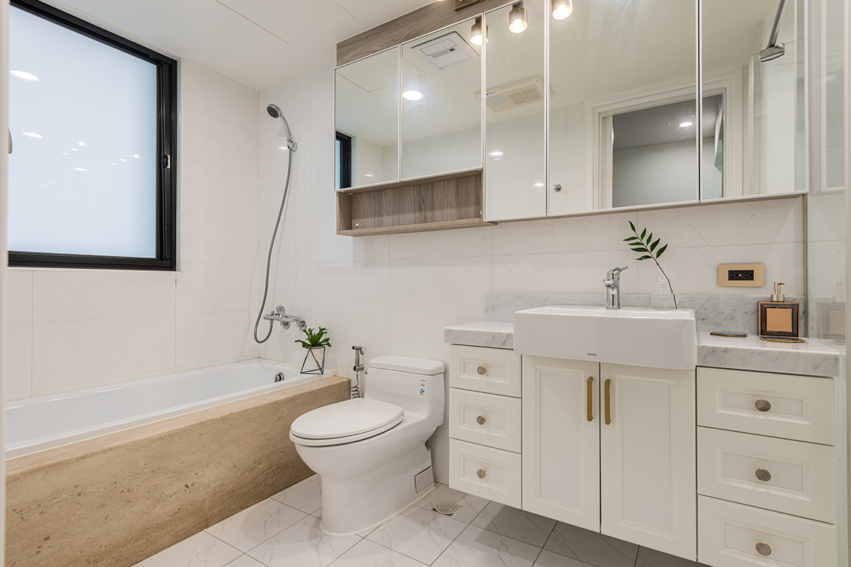 卫生间半嵌入式台盆更换,卫生间一体台盆的弊端