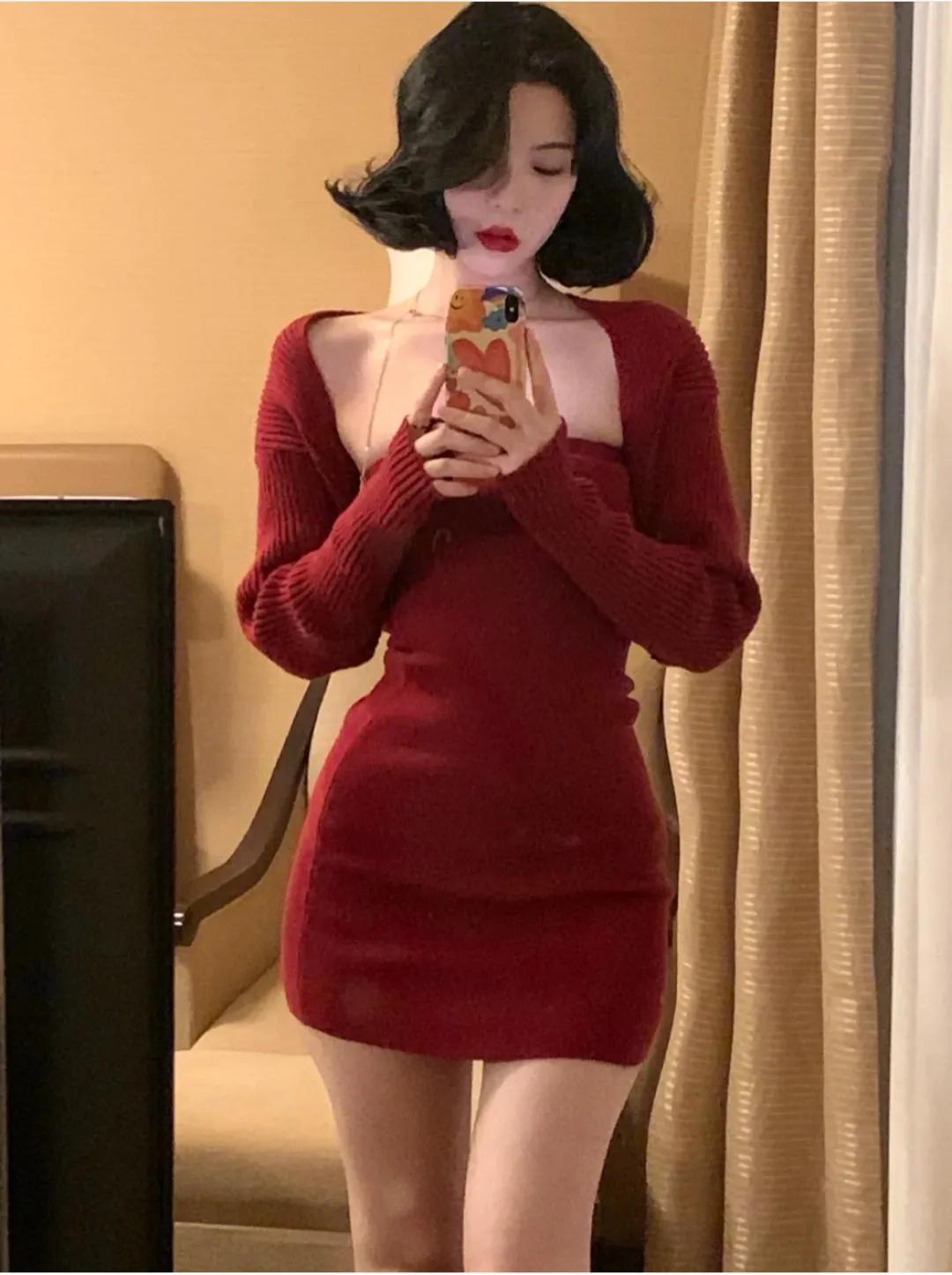 新年当然是穿红色最应景！不过节也想穿