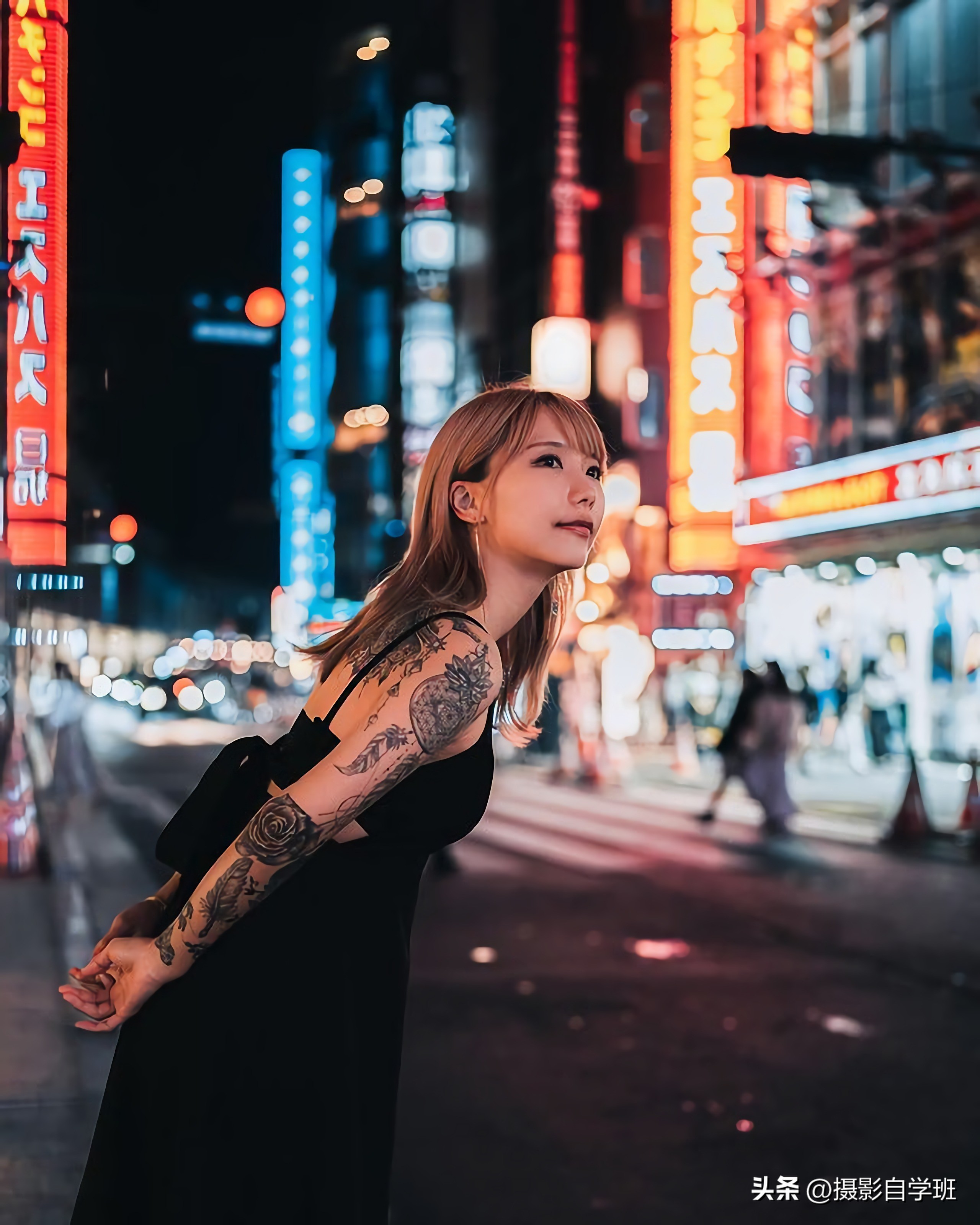 拍夜景照片这7个摄影技巧要记住,夜景人像如何用光