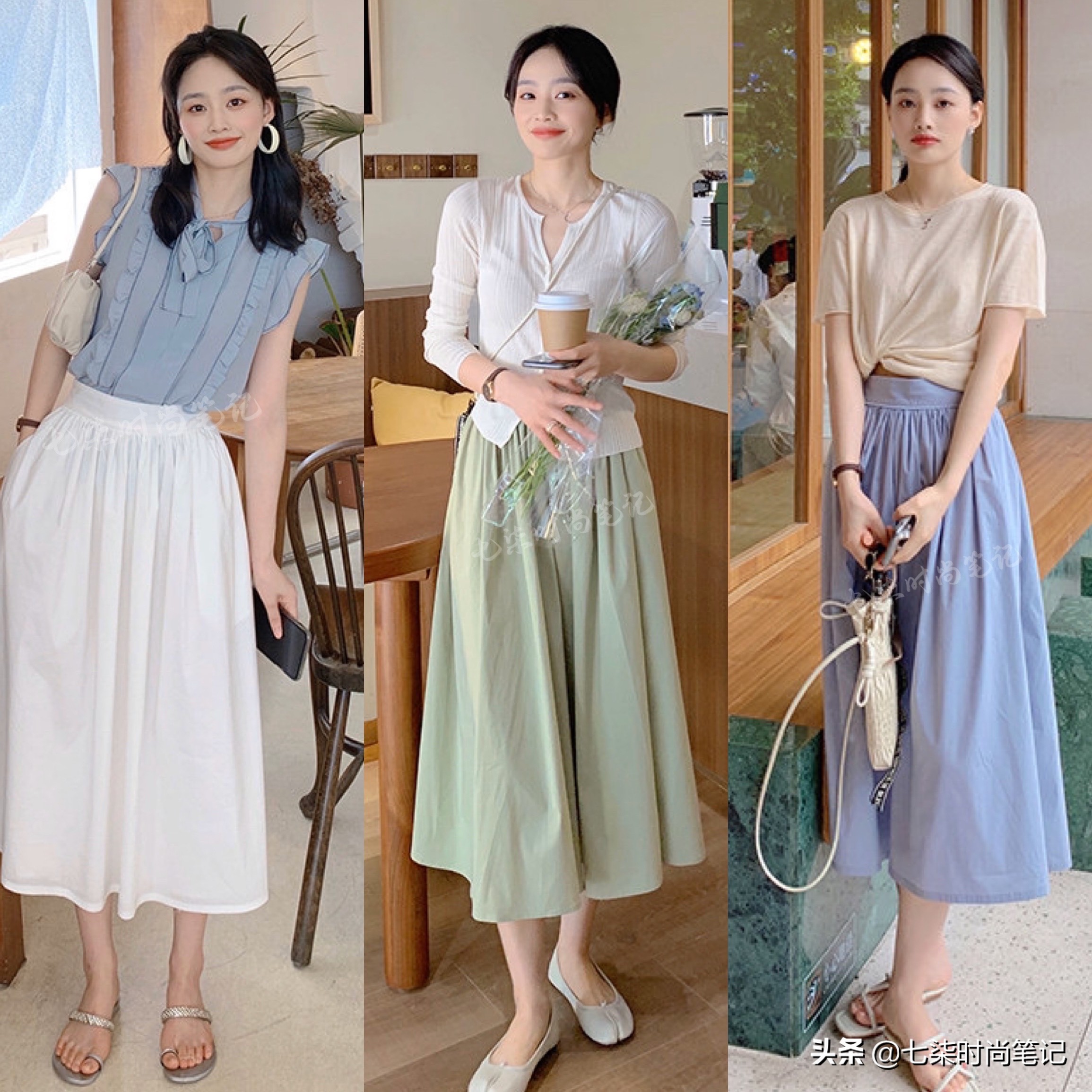 夏天小个子怎么穿显高显瘦,微胖小个子显高显瘦夏天穿搭