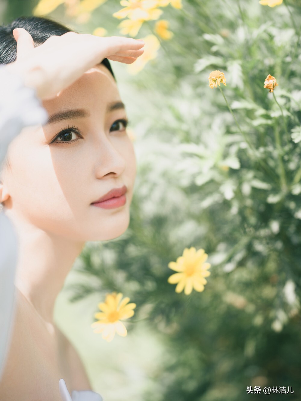 孙怡素颜美照,孙怡素颜眉毛