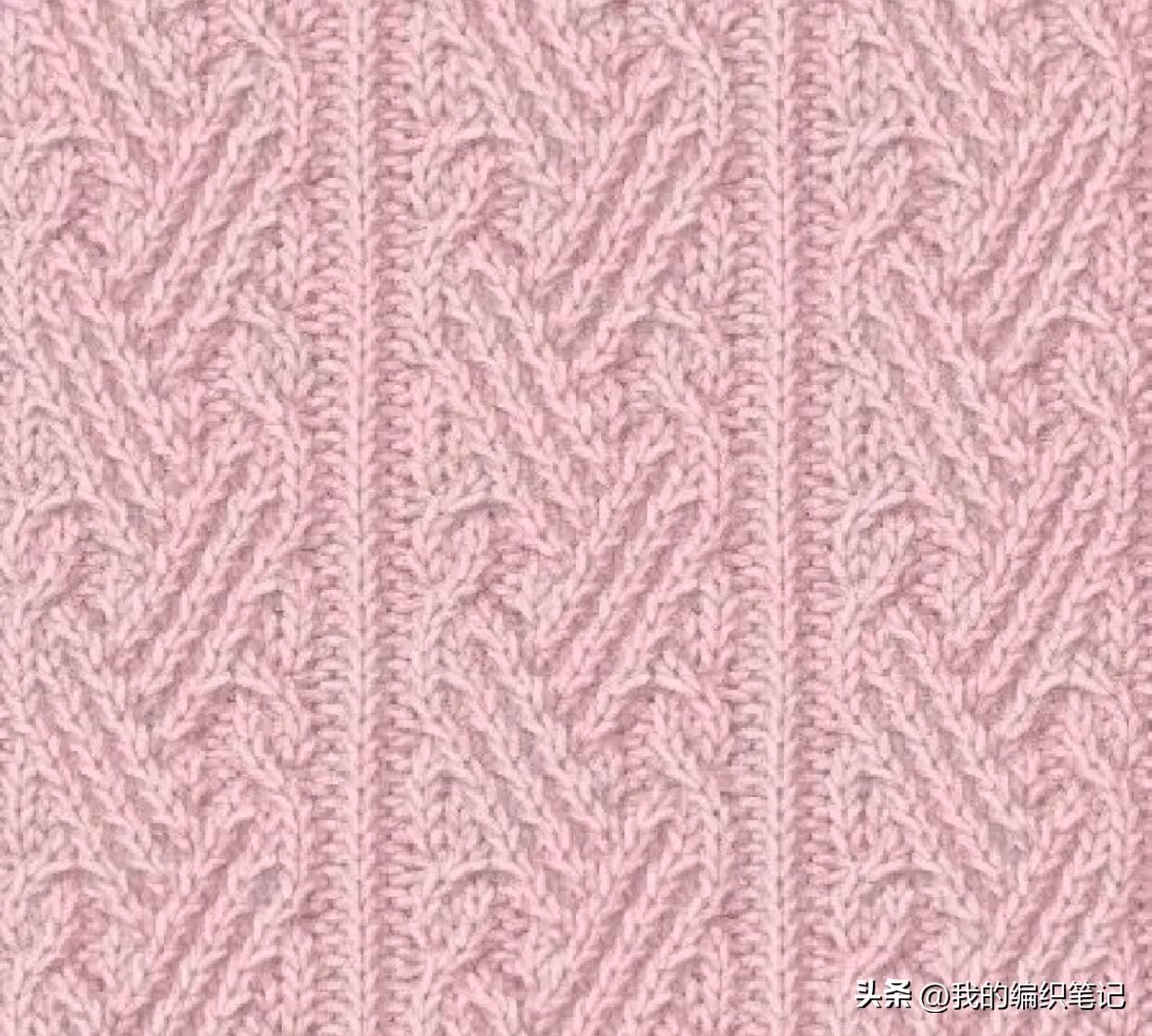 非常实用的棒针编织花样图解图片,编织棒针花样全教程