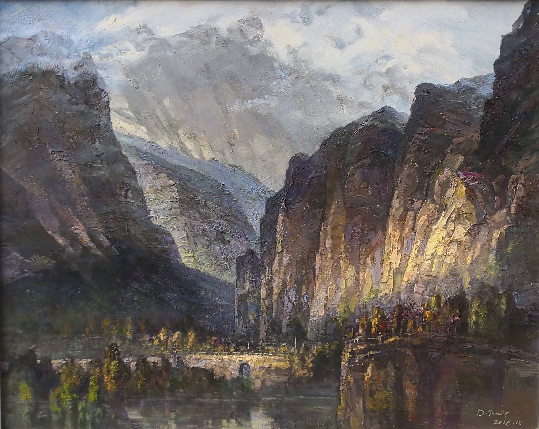 邓湘伟油画作品欣赏,夏卫平油画作品欣赏