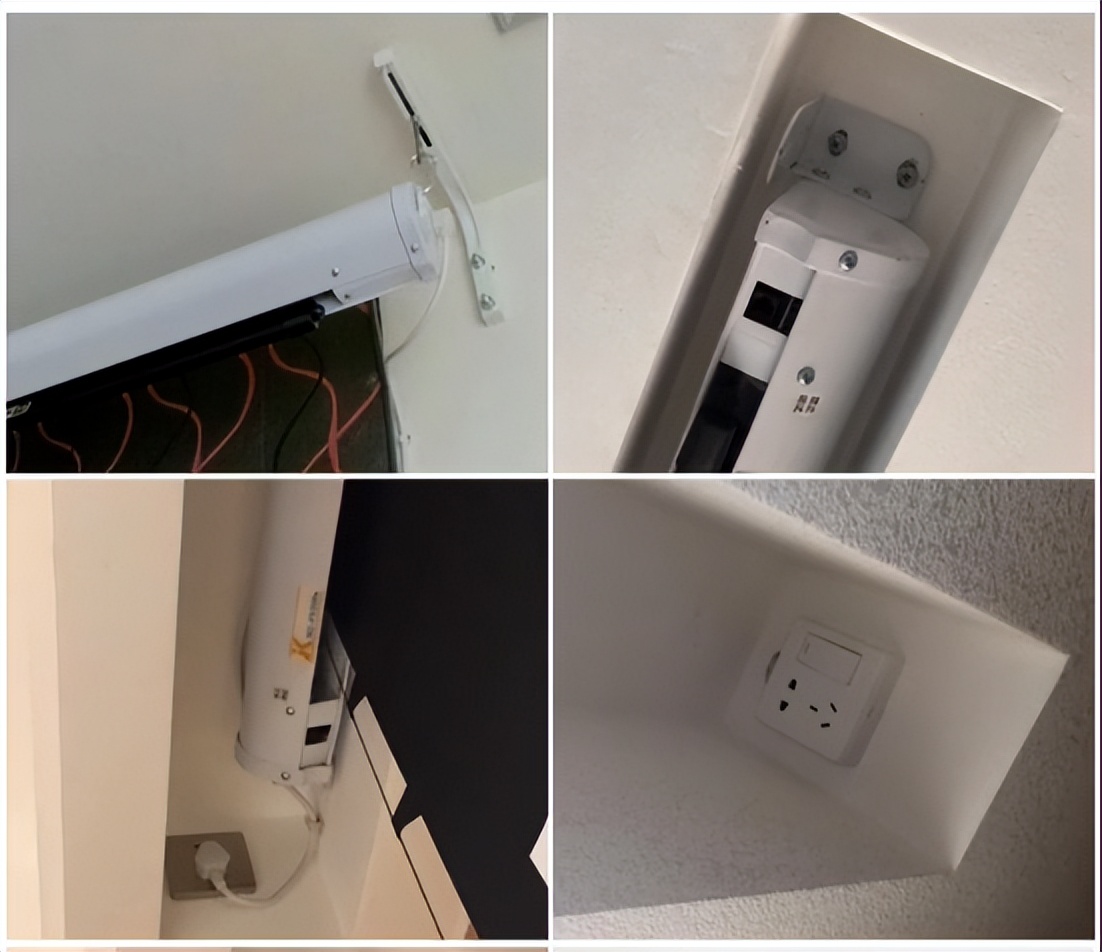 卧室投影仪布线安装示意图,家庭投影仪的安装及布线