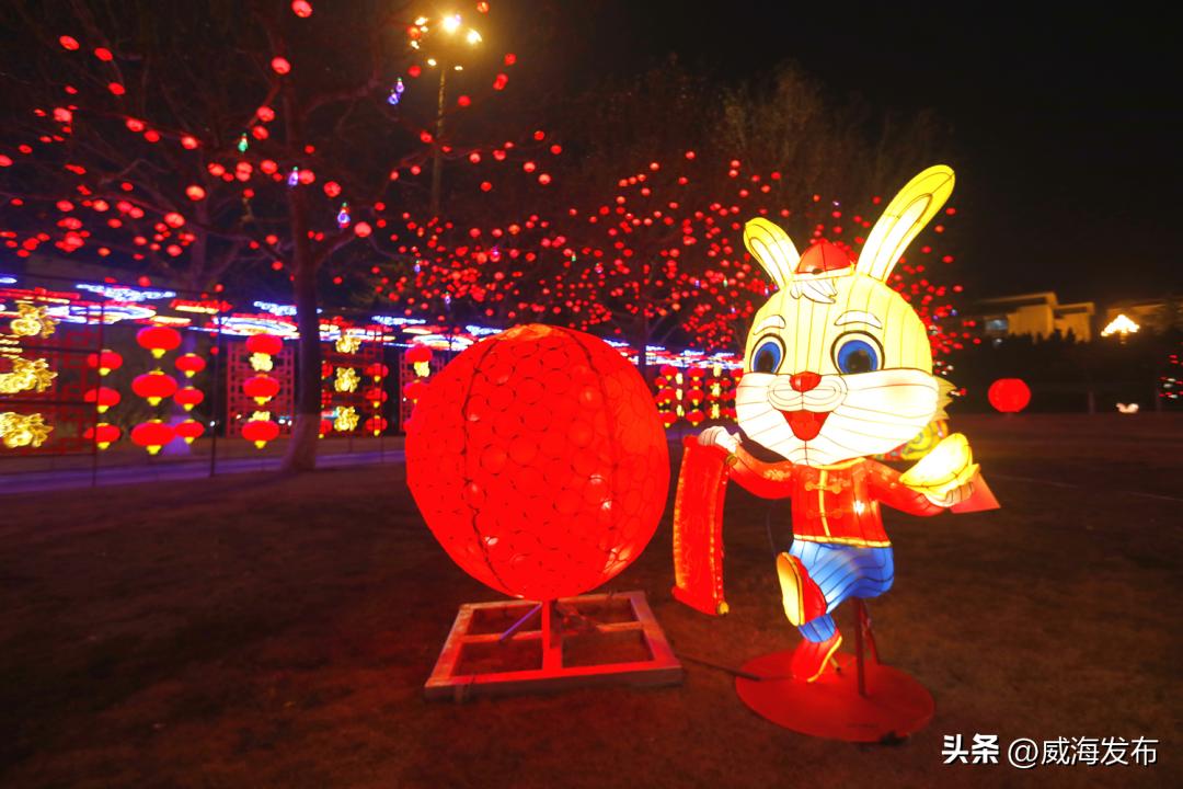 威海夜景灯啥时开,威海大楼亮灯