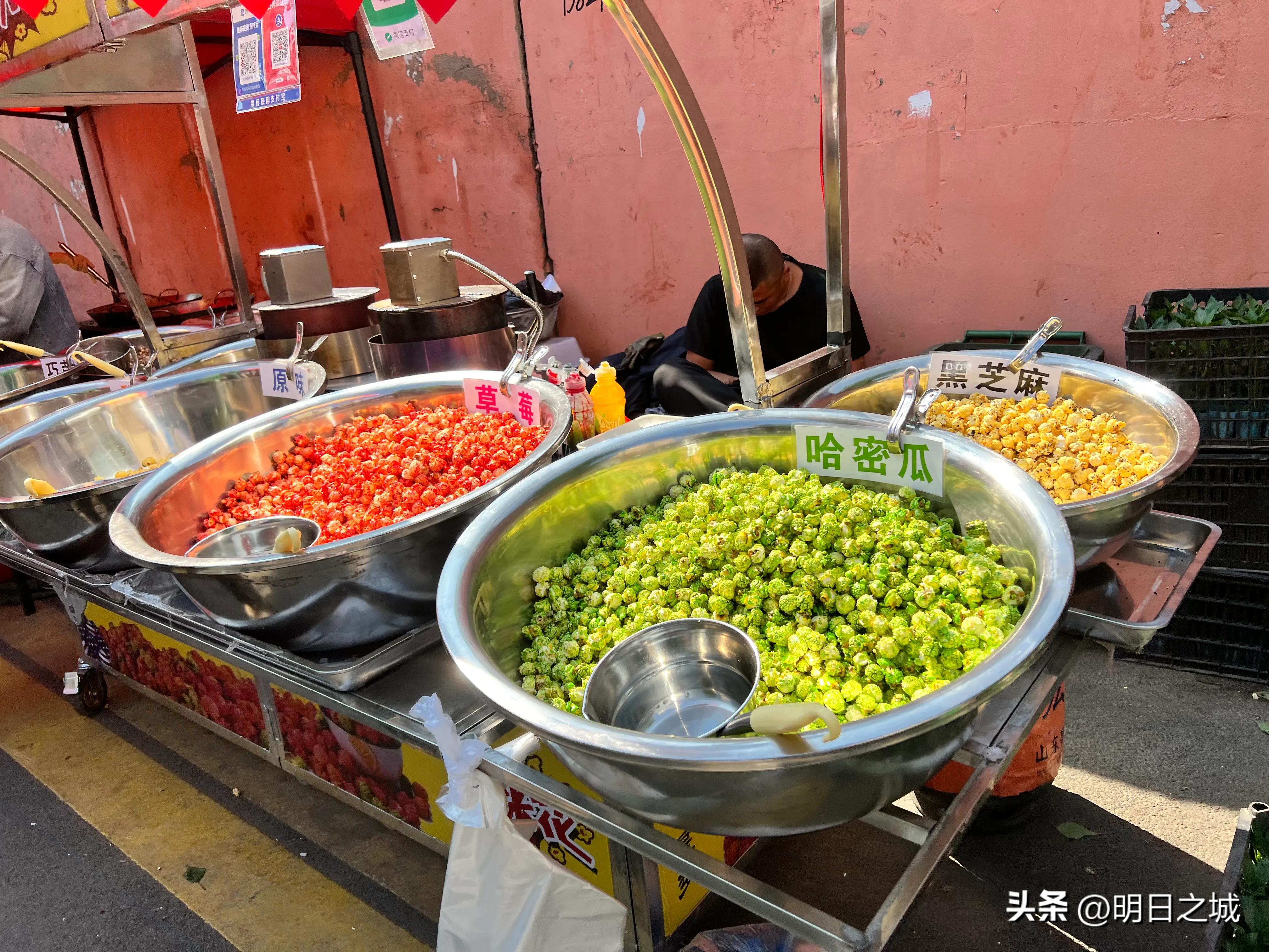 香肠、薯片、爆米花！长春这早市咋这么多现场制作？排队买，真香