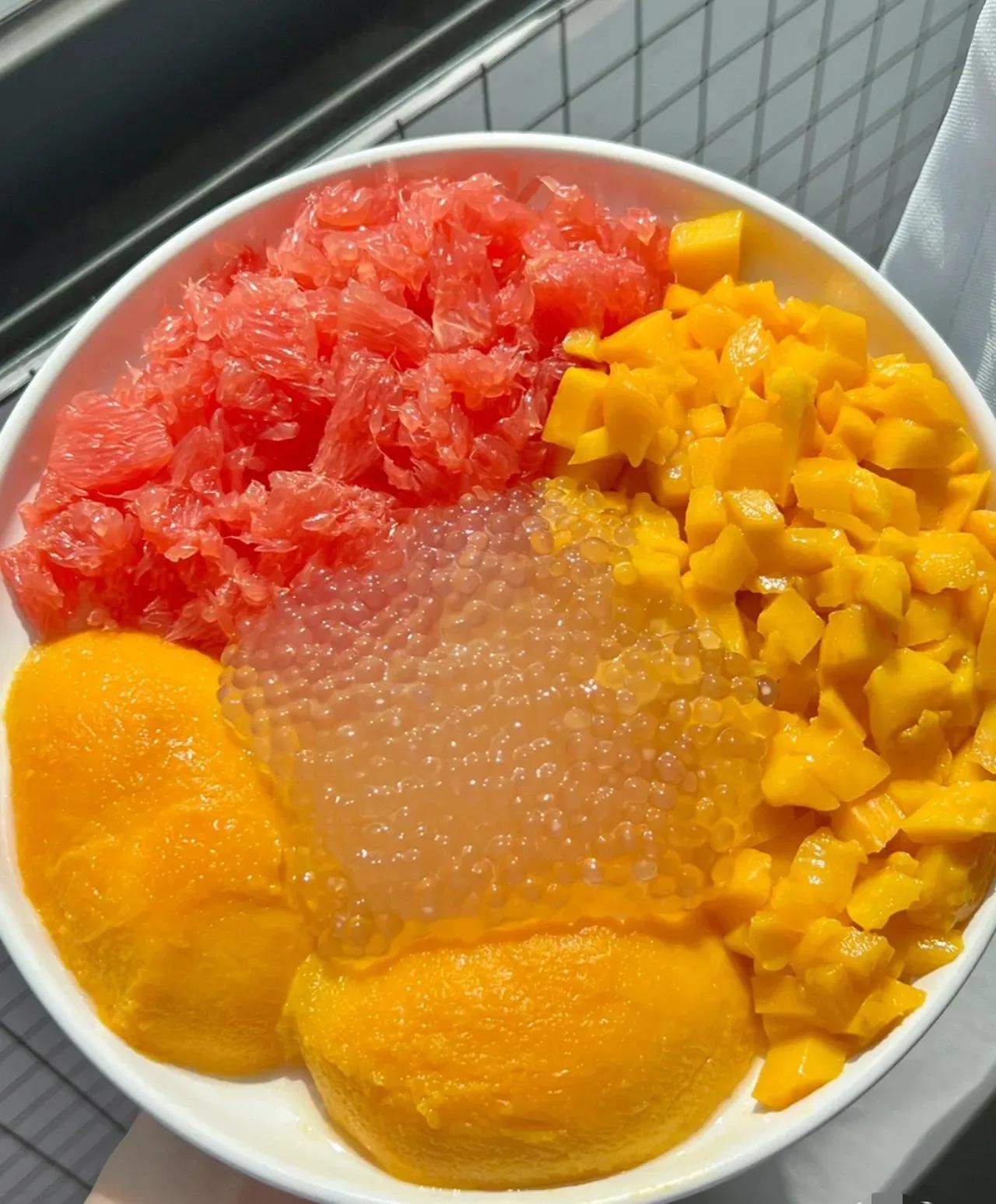 自制杨枝甘露不甜,自制热的杨枝甘露