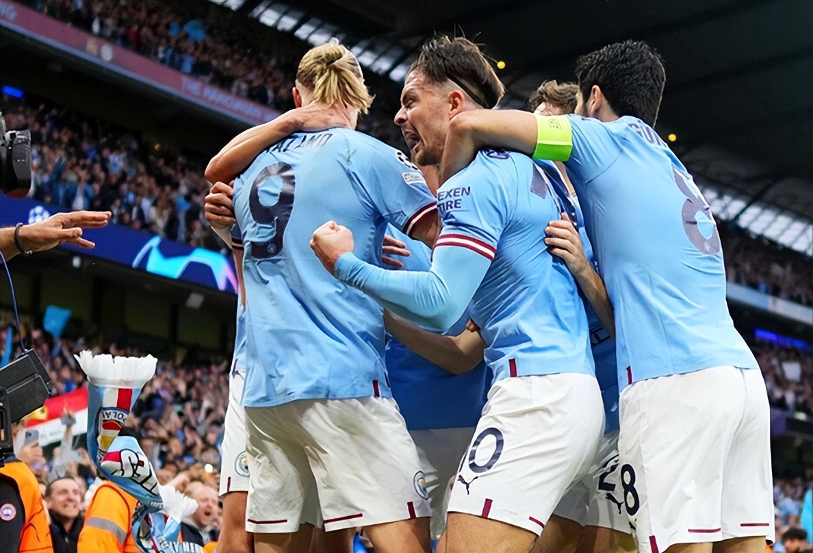 曼城4-1阿森纳登顶榜首,2022-23曼城阿森纳