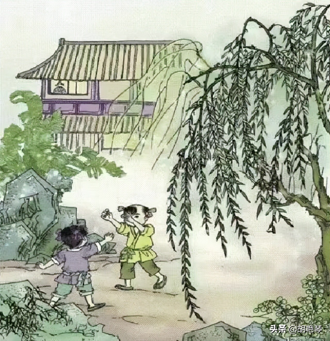 古诗中描写儿童捕蝉时的诗句,儿童捕蝉时的古诗词