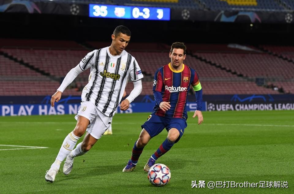 梅西和c罗的对比体现c罗励志,c罗护犊子