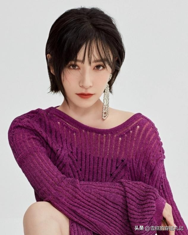 袁泉干练短发发型图片,袁泉最新短发发型图片大全